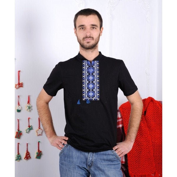 Sizes S,M. Men's t-shirt. Black tshirt for mens. Mens embroidered shirt. Men's clothing. Male T. Brothers gift. Gift for father. Men gifts. Tshirt