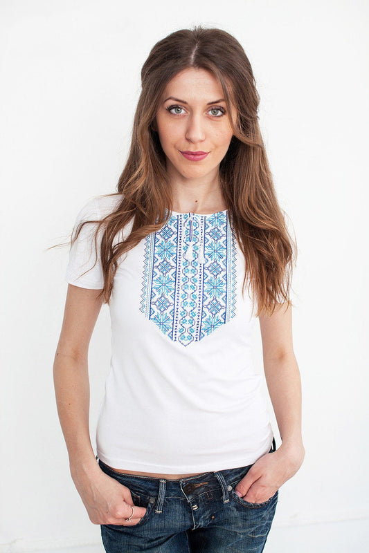 Size XXL. White Embroidered Top. Gift for Grandmother. Women's Summer Shirt. Funny Tee. Soft Teacher T-Shirt. Boho Women's Tee. Casual Summer Tee